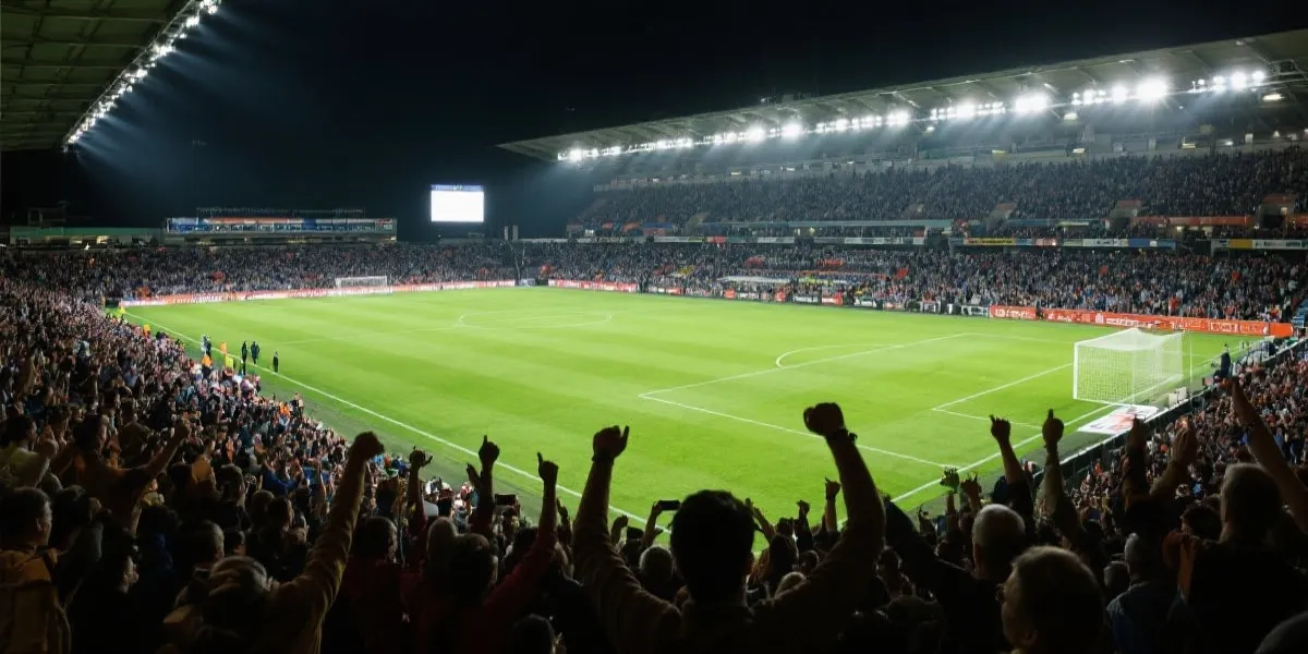 体育场直播氛围图